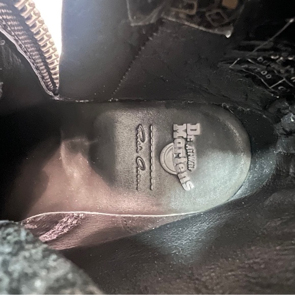 Dr. Martens Jumbo Lace 1460 Quad Rick Owens Black Platform Leather Boots Size 8 - Picture 7 of 11